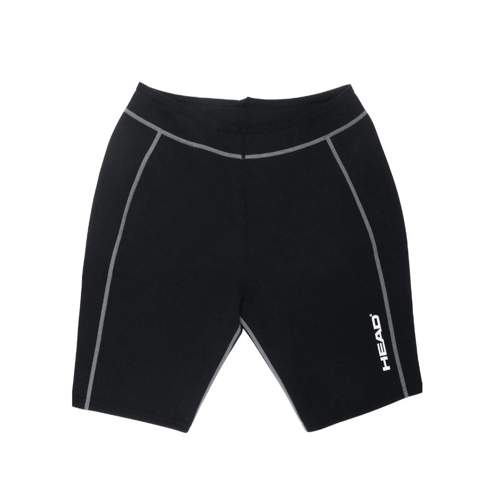 NEW NWOT HEAD yoga bike Fitness Shorts jet black combo Women's XL compression